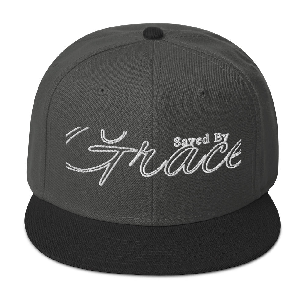 Saved By Grace Snapback Hat