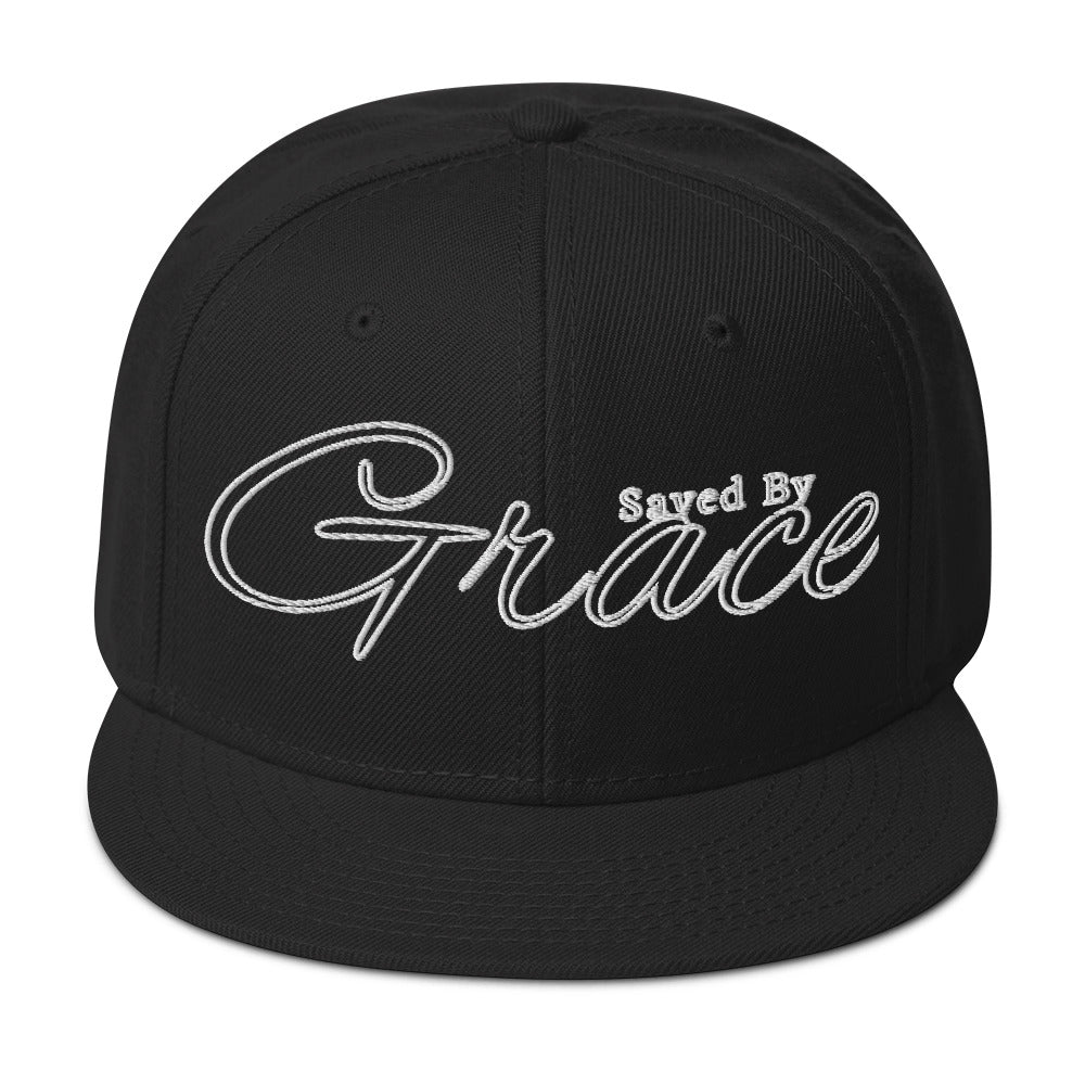 Saved By Grace Snapback Hat