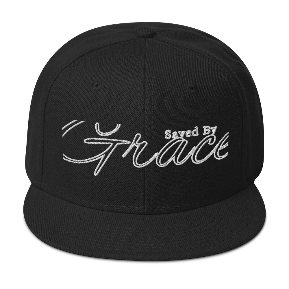 Saved By Grace Snapback Hat