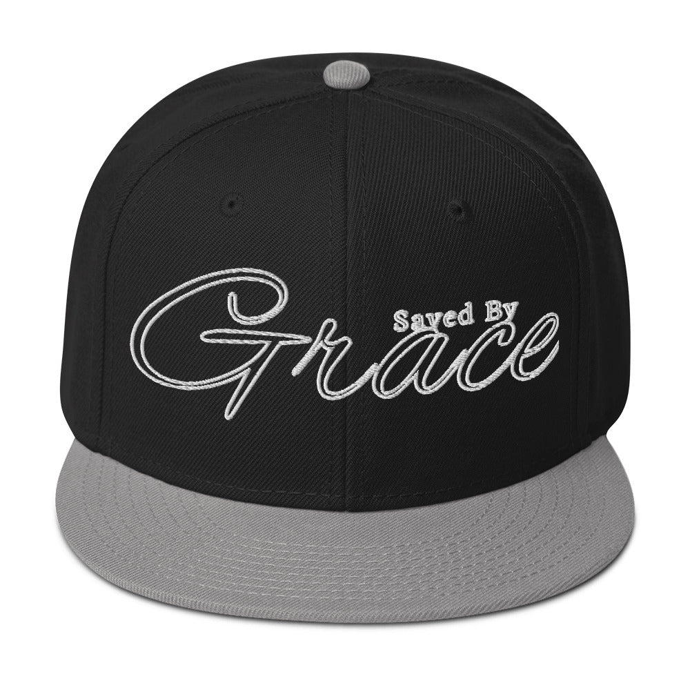 Saved By Grace Snapback Hat