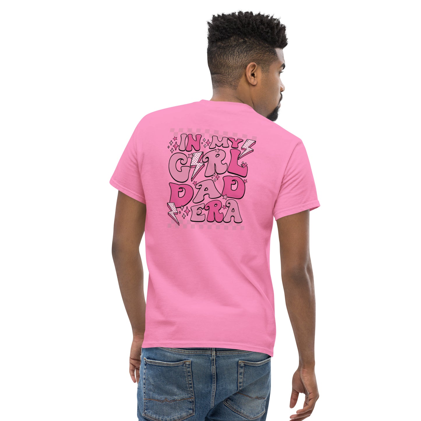 Girl Dad Era Unisex Classic Tee (Pink)