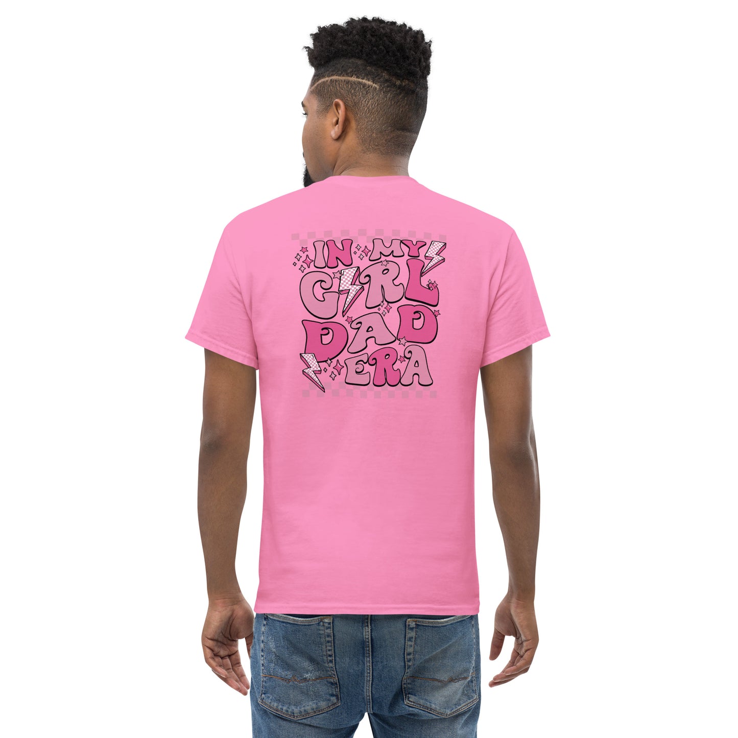 Girl Dad Era Unisex Classic Tee (Pink)