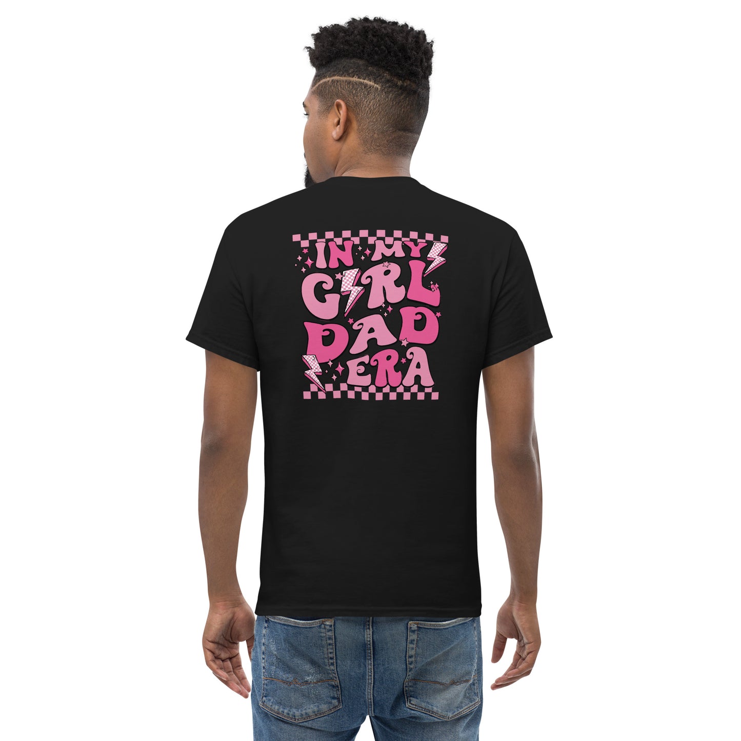 Girl Dad Era Unisex Classic Tee (Pink)