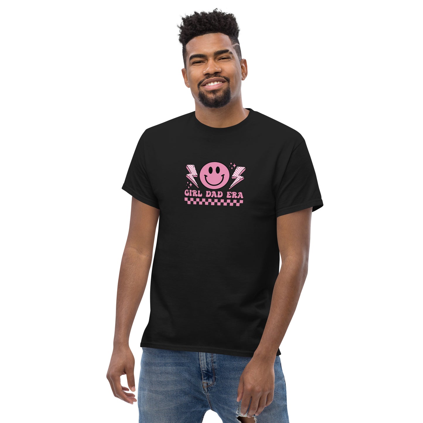 Girl Dad Era Unisex Classic Tee (Pink)