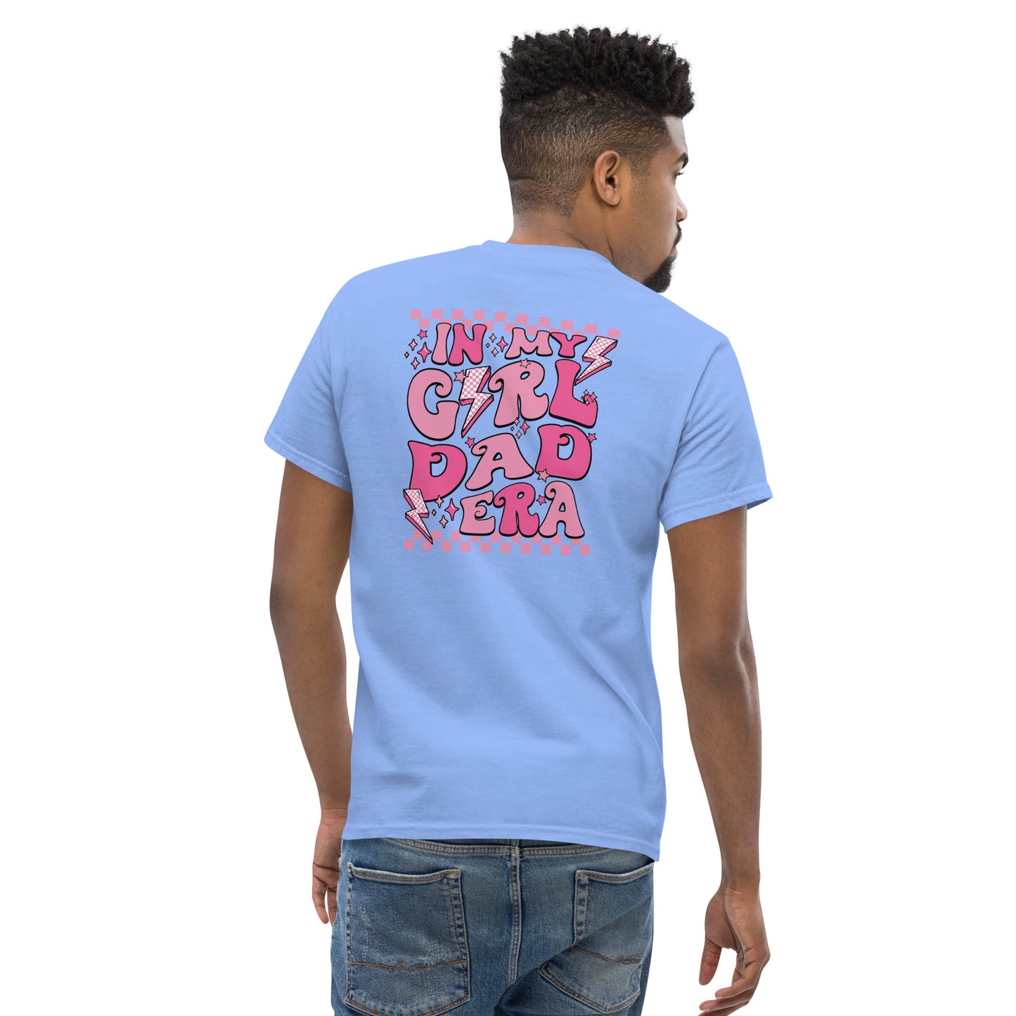 Girl Dad Era Unisex Classic Tee (Pink)