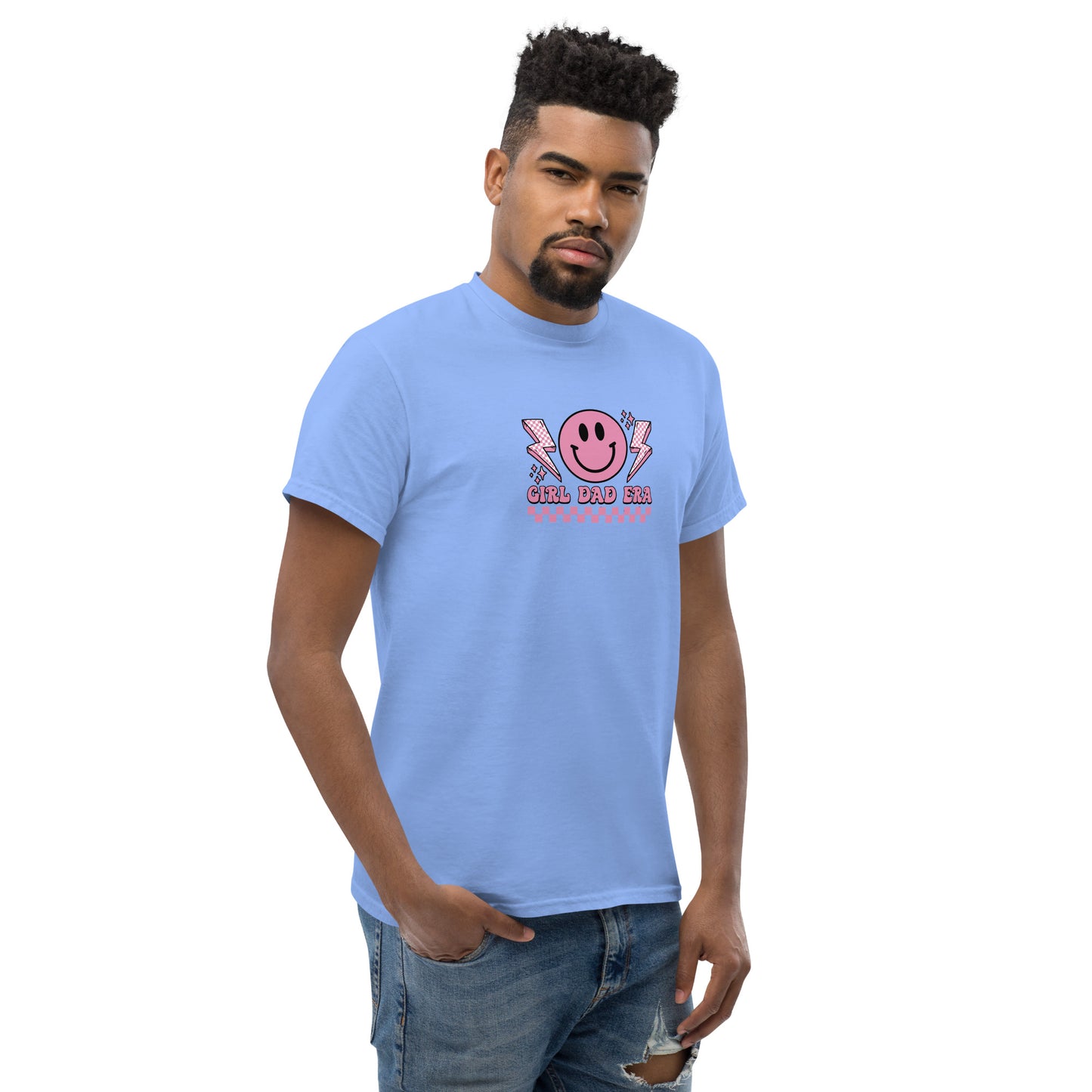 Girl Dad Era Unisex Classic Tee (Pink)