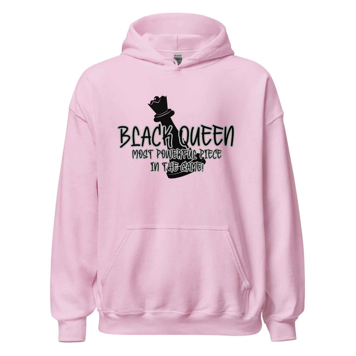 Black Queen Chess Piece Hoodie