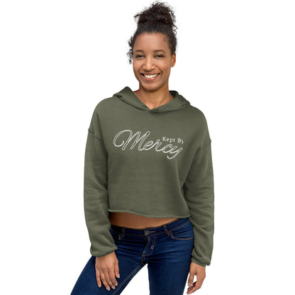 Kept By Mercy Crop Hoodie