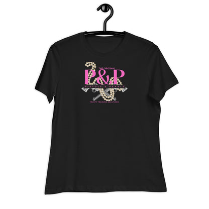 Pistols & Pearls Women's Relaxed T-Shirt